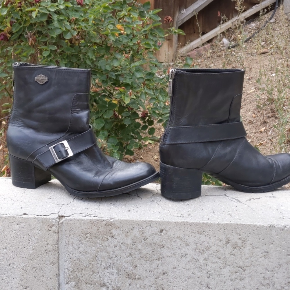 Harley-Davidson Motorcycles Leather Booties